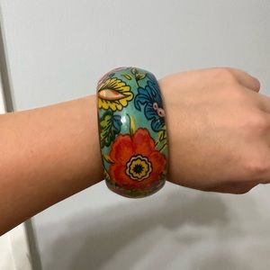 Chunky Floral Bangle from Forever 21 circa 2006